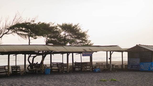 Pantai Goa Cemara. Foto hanyalah ilustrasi, bukan tempat yang sebenarnya. Sumber: Unsplash/Iyus sugiharto