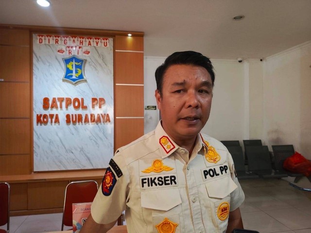 Kepala Satpol PP Surabaya M Fikser. Foto: Diskominfo Surabaya