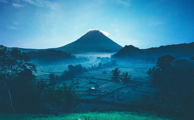 Ilustrasi langit gantole. Foto hanya ilustrasi, bukan tempat sebenarnya. Sumber: www.unsplash.com