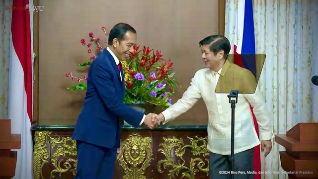 Presiden Jokowi dan Presiden Filipina 'Bongbong' Marcos, anak eks pemimpin tiran Filipina, Ferdinand Marcos. Foto: Biro Pers, Media, dan Informasi Sekretariat Presiden