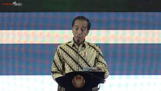 Presiden Jokowi buka konvensi XXIX dan temu tahunan XXV Forum Rektor Indonesia. Foto: Dok. youtube