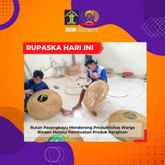 Rutan Pasangkayu Mendorong Produktivitas Warga Binaan Melalui Pembuatan Produk Kerajinan. Foto: Rutan Pasangkayu/dok (15/01)