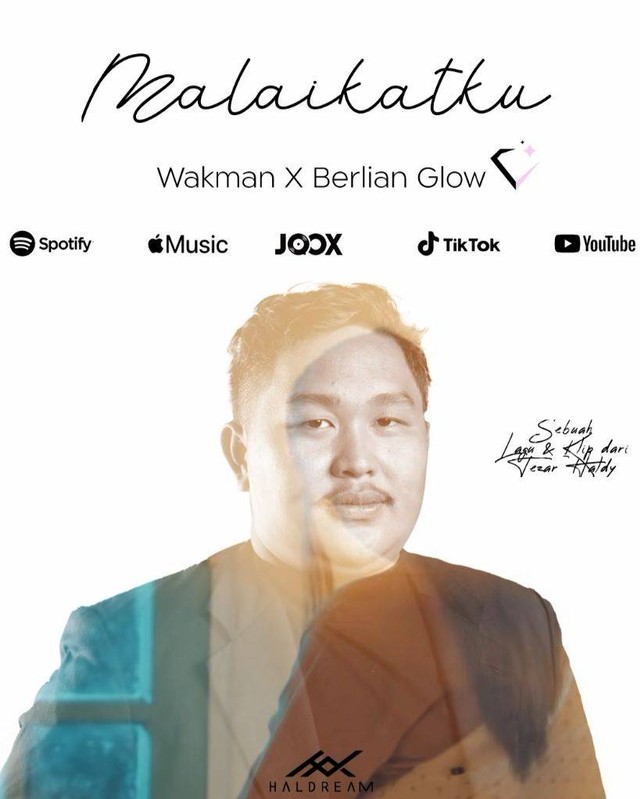 Wakman resmi merilis single terbaru berjudul 'Malaikatku'. Foto: Instagram @wakmann_