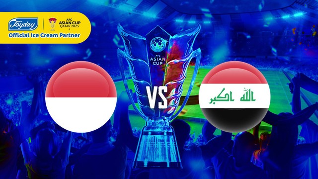 Indonesia vs Irak di Piala Asia. Foto: Jamal Ramadhan/kumparan