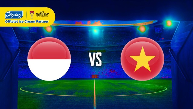 Indonesia vs Vietnam di Piala Asia. Foto: A. Emson/Shutterstock dan kumparan
