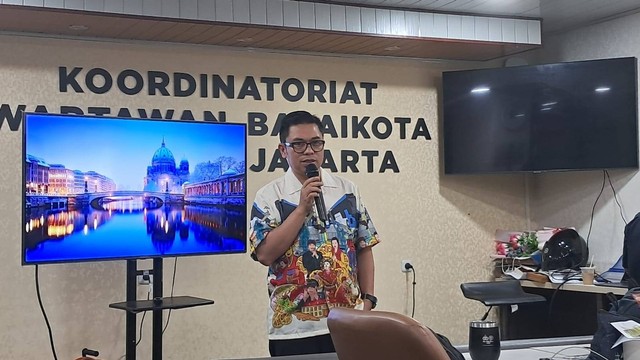 Dirut Transjakarta Welfizon Yuza dalam diskusi terkait pencapaian Transjakarta di 2023 di Balai Kota DKI Jakarta, Selasa (16/1/2024). Foto: Annisa Thahira Madina/kumparan