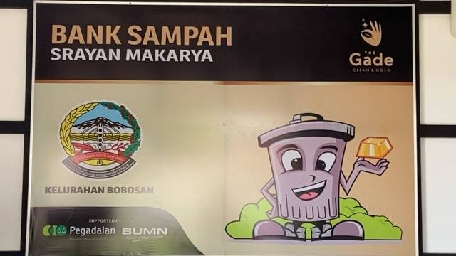 Bank Sampah Srayan Makarya, Kelurahan Bobosan, Purwokerto Utara, Minggu (14/1/2024), Foto: Febrina Rahmadianty