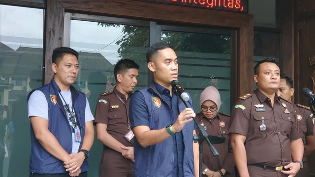 Konferensi pers penangkapan tujuh tersangka pengaturan skor Liga 2 tahun 2018 di Mapolda DIY. Foto: Widi RH Pradana/Pandangan Jogja