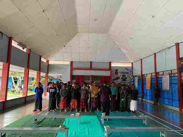 Catur Dharma Narapidana Menjadi Landasan, WBP Lapas Magelang Berkumpul untuk Bel