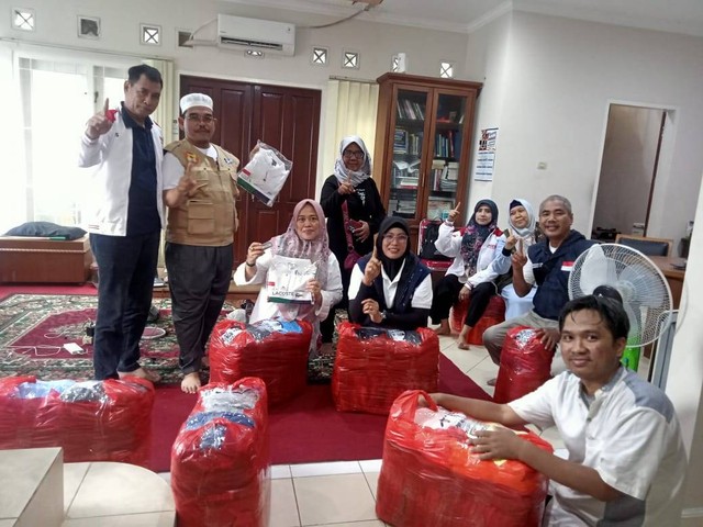 Relawan pasangan capres-cawapres 01, Anies Baswedan-Muhaimin Iskandar (AMIN) bersiap melakukan roadshow ke Jawa-Sumatera. Foto: Dok. Istimewa