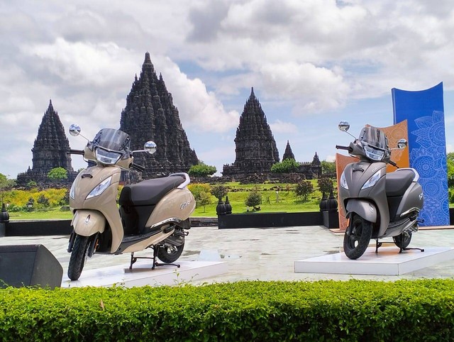 Model baru TVS Motor yang diluncurkan untuk gaet anak muda. Foto: istimewa