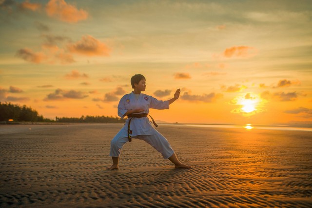 Pesan dan Kesan untuk Pelatih Karate. Foto: Unsplash/Thao LEE.