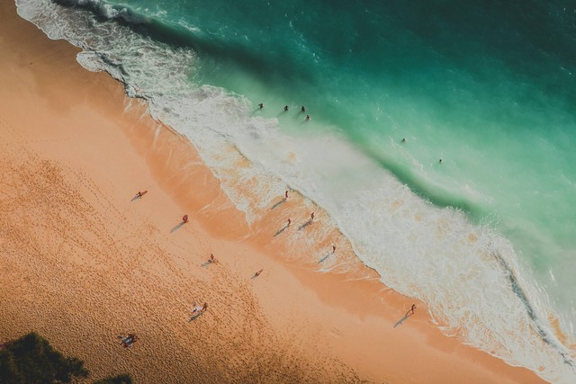 [Pantai Batu Tampih] Foto hanya ilustrasi, bukan tempat sebenarnya. Sumber: unsplash/DavidRodrigo