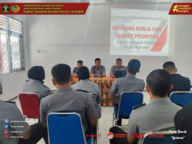 Rapat Intensif: Tim ZI Rutan Demak Rancang Strategi Prioritas Tahun Ini