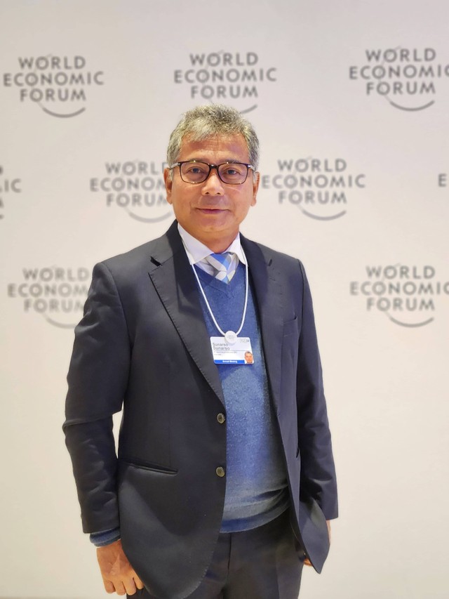 Direktur Utama BRI Sunarso yang hadir dalam event World Economic Forum 2024. Dok: BRI