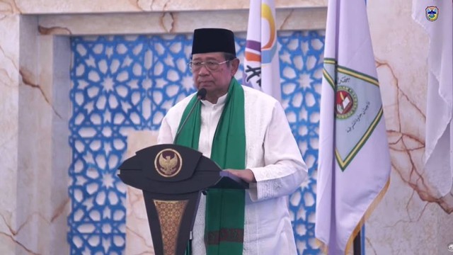 Kuliah Umum Presiden RI ke-6 Prof.Dr. H. Susilo Bambang Yudhoyono. Foto: Youtube/Pemkab Pacitan