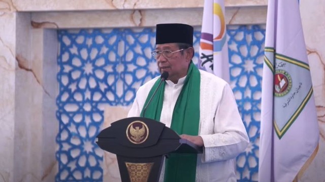 Kuliah Umum Presiden RI ke-6 Prof.Dr. H. Susilo Bambang Yudhoyono. Foto: Youtube/Pemkab Pacitan