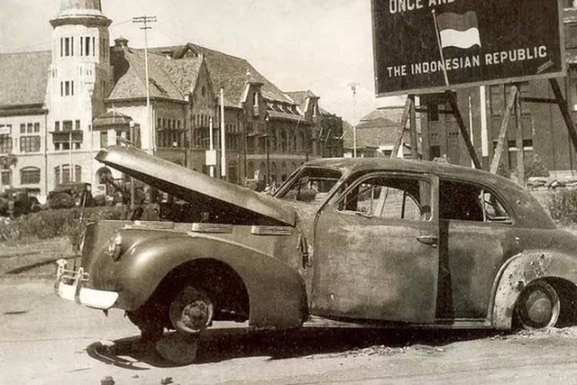 Buick 8, mobil bersejarah yang dikendarai Brigjen Mallaby dalam Pertempuran Surabaya 10 November 1945. Foto: Wikipedia