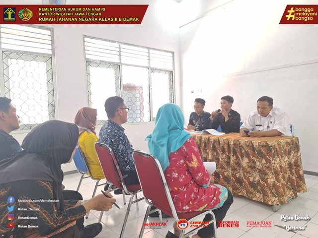 Sosialisasi Di Rutan Demak, Langkah Awal Ciptakan Lingkungan Yang Bersih 