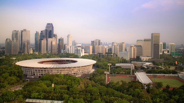 Fasilitas Istora Senayan, foto hanya ilustrasi, bukan tempat sebenarnya: Unsplash/Dino Januarsa