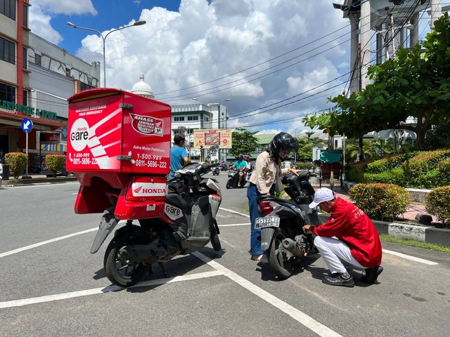 Honda Care siap berikan layanan di mana saja untuk pelanggan Honda. Foto: Astra Motor Kalbar.