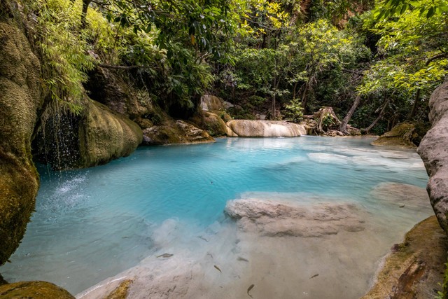 Ilustrasi Danau Biru Sekayu Sumatera. Pexel.com/Darazs