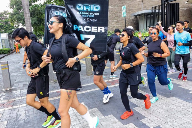 GRID Fitness Hub menyelenggarakan GRID CARDIO RUSH 2024, acara yang dibuat untuk komunitas GRID Nation. Foto: Dok. Istimewa