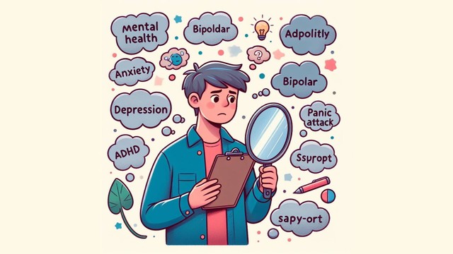 Gambar 1. Seseorang yang cemas akibat self-diagnose. Sumber: dokumen pribadi.