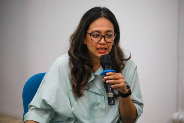 dr. Dinda Derdameisya, Sp.OG, dokter spesialis obgyn, menjadi narasumber kumparanMOM Playdate Januari 2024. Foto: Aditia Noviansyah/kumparan