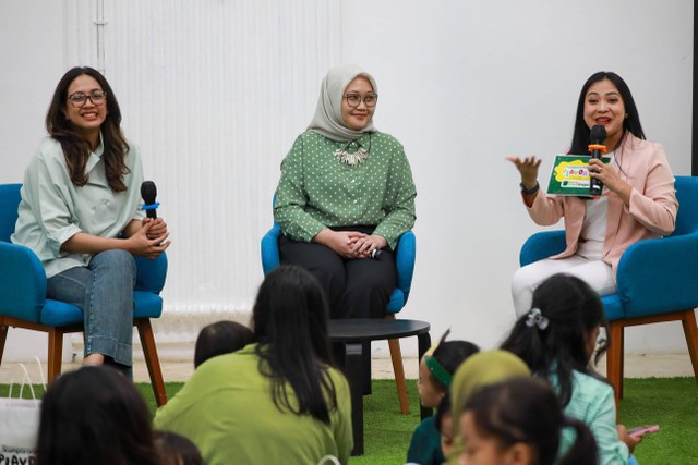 Narasumber acara kumparanMOM Playdate Januari 2024 di kumparan, Jakarta, Sabtu (27/1/2024). Foto: Aditia Noviansyah/kumparan