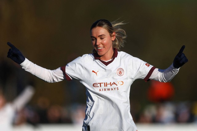 Pemain Manchester City Jill Roord. Foto: Lee Smith/REUTERS