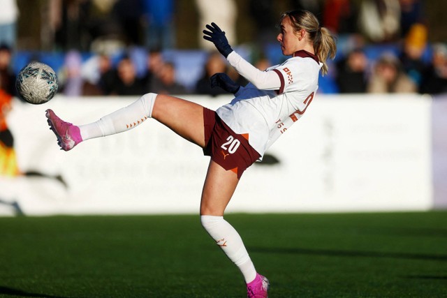 Pemain Manchester City Jill Roord. Foto: Lee Smith/REUTERS