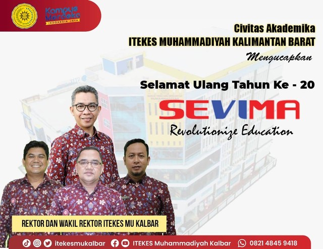 ITEKES Muhammadiyah Kalbar Beri Ucapan HUT SEVIMA Ke-20 | Kumparan.com