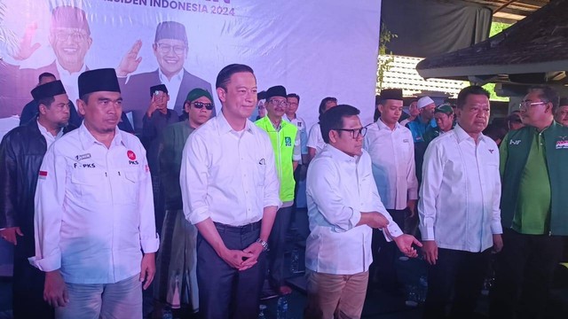 Muhaimin Iskandar dan Thomas Lembong. Foto: Fadlan Nuril Fahmi/kumparan