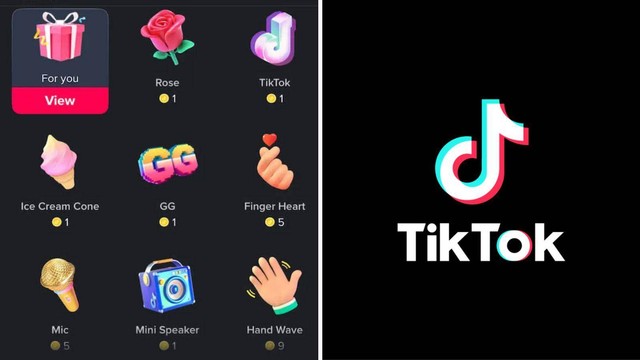 Ilustrasi gift TikTok. Foto: Dexerto 