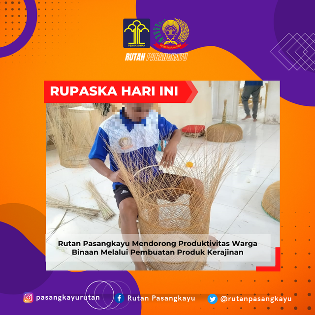 Rutan Pasangkayu Mendorong Produktivitas Warga Binaan Melalui Pembuatan Produk Kerajinan