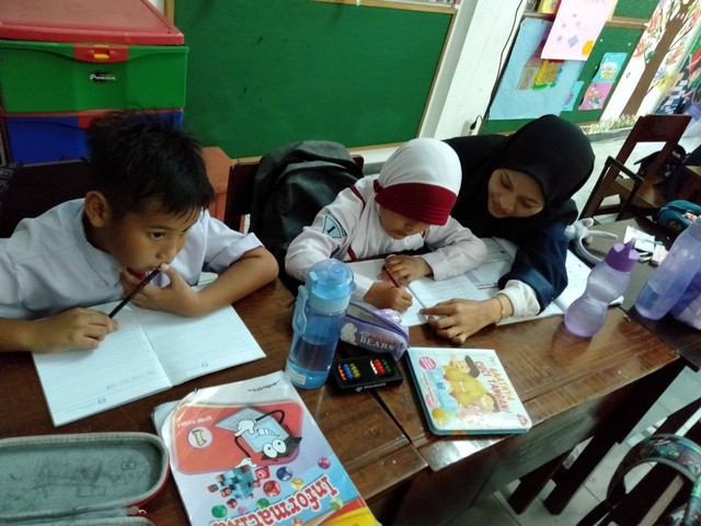 Penerapan Identitas Manusia Indonesia Di Sekolah. Foto: Andas Nidaa'an Khofiyya