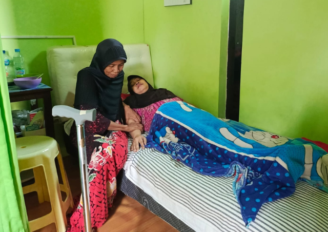 Terpeleset Saat Berdagang, Wiwik Pasien RSP IZI Alami Saraf Kejepit dan Tumor
