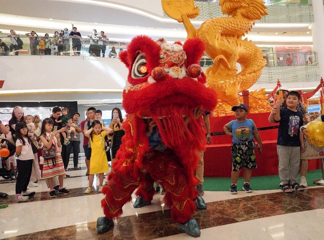 Pertunjukan barongsai hingga Garfield x Si Juki hadir di Lippo Malls untuk meriahkan Imlek. Foto: Dok. Lippo Malls