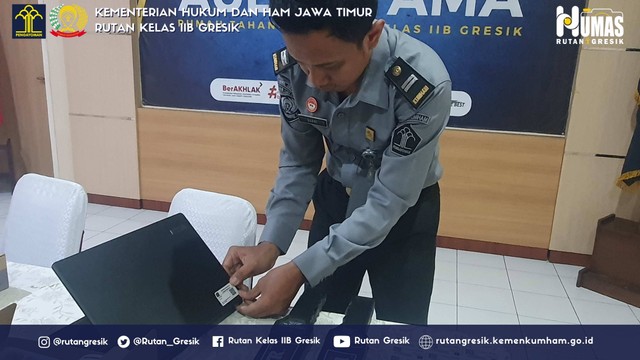 Upaya Pemangamanan Aset BMN pada Rutan Gresik melalui Pemasangan Barcode