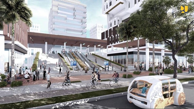 Rancangan desain smart city IKN. Dok: PUPR