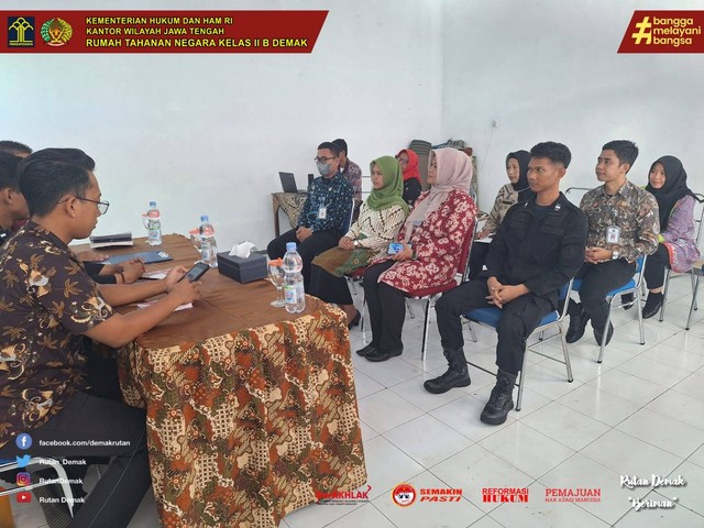 Rutan Demak Gelar Rapat Pokja 5 Untuk Tangani Benturan Kepentingan ...