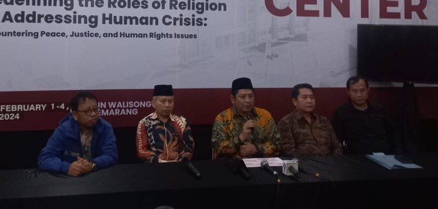 Konferensi pers International Conference on Islamic Studies (AICIS) di UIN Semarang. dok istimewa