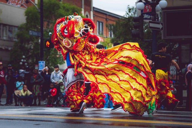 Barongsai di Jakarta. Foto hanya ilustrasi, bukan yang sebenarnya. Sumber: Pexels/Vlad Vasnetsov