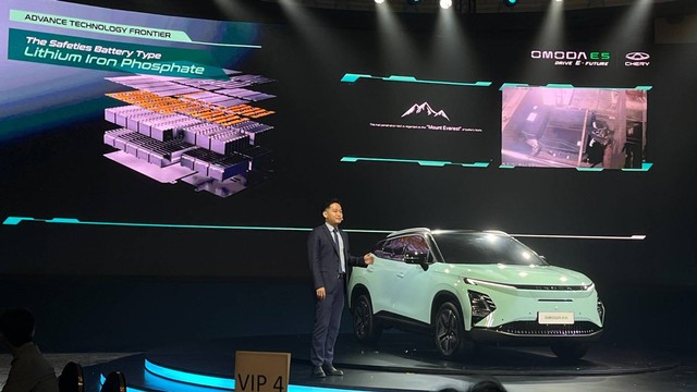 Peluncuran harga resmi mobil listrik Chery Omoda E5 di Indonesia. Foto: Aditya Pratama Niagara/kumparan