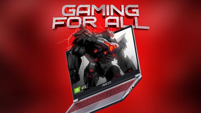 Ilustrasi laptop gaming murah 2024. Foto: Axioo 