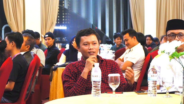 Dian Wahyu Kusuma, Ketua Aliansi Jurnalis Indonesia (AJI) Bandar Lampung dalam Acara Cawa Politik. | Foto: Lampung Geh