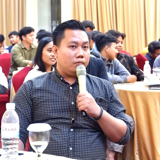 Lukmanul Hakim , Akademisi Universitas Bandar Lampung (UBL), dalam acara 'Cawa Politik' | Foto : Lampung Geh