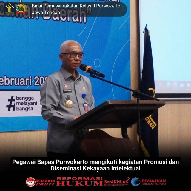 Bapas Purwokerto Mengikuti Kegiatan Promosi Dan Diseminasi Kekayaan ...