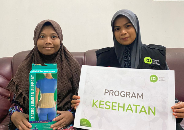 IZI Sumbar Berikan Bantuan Untuk Semangat Baru Bagi Tanzila Yang Menderita Lupus